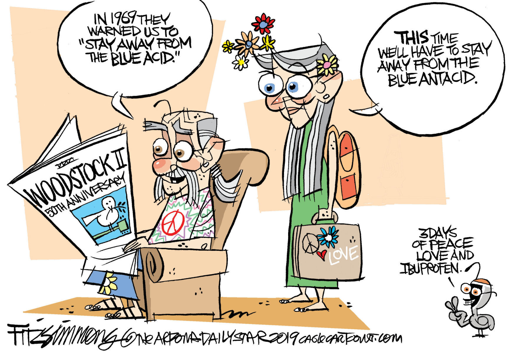 Daily Fitz Cartoon: Woodstock II